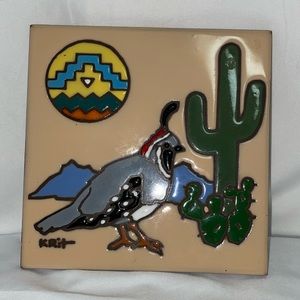 Earthtones “Quail” Tile - 2006